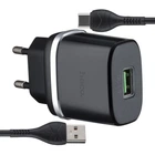 МЗП Hoco C12Q Smart QC3.0 charger set ( Type-C ) ( EU ) Чорний