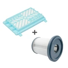 Комплект HEPA фильтров (2 шт.) FC8047 + FC8044/01 для пылесоса Philips 432200493320, 432200039090