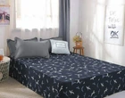 Простынь бязь Zastelli Birds on Blue Front 200х220