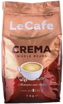 Кава в зернах LE Cafe Crema 1000г купаж арабіка і робуста середня обсмажка (КЗ-000112)