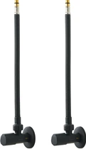Комплект шлангов для смесителя Tucai Taq Premium M10 (15.5 мм)/S1/2", 60 см, 2 шт. Черный