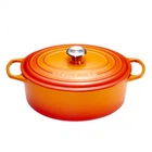 Каструля с крышкой Le Creuset Signature Cast Iron Oval Casserole 21178270902430 27 см 4.1 л огненный 5158813