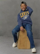 Дитяче худі Levi's з логотипом на флісі 1159847863 (Синій 6) на зріст 110-116 см