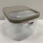 Контейнер для зберігання пластиковий з кришкою 16 л 32,5х27,5х22 см Baroness 11567 коричневий