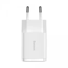 Мережевий зарядний пристрій Baseus Compact Charger 2U 10.5W EU White (CCXJ010202) (519)