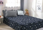 Простынь Zastelli Birds on Blue Front 220х240 см Бязь Разноцветная (2100000281176)