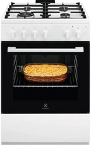 Плита Electrolux газова, 59л, 60x60см, чавун, білий (00110286)