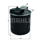 Фільтр паливний Mahle KL914