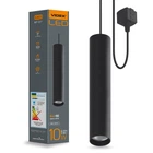 LED світильник підвісний трековий VIDEX 10W 4100K Чорний