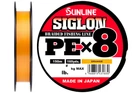 Шнур Sunline Siglon PE x8 150м #1.2/0.187мм 20lb/ 9.2кг (помаранчевий) (3200112007)