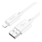 Кабель USB Hoco X88 Gratified Lightning 2.4A 2m Колір Білий