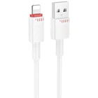 Кабель зарядки BOROFONE BX110 USB to Lightning (2.4А) (1М) для iOS пристроїв iPhone Білий