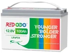 Литиевый аккумулятор LiFePO4 12.8V 100Ah 1280Wh BMS Redodo Germany АКБ Литий-железо-фосфатный для резервного питания дома и офиса