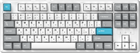 Клавіатура бездротова GamePro Asgard Ragnar Keychron Super Red Switch Wireless/Bluetooth/USB White (MK285WH)