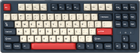 Клавіатура бездротова GamePro Asgard Ragnar Keychron Super Red Switch Wireless/Bluetooth/USB Blue (MK285BL)