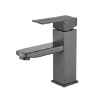 Смеситель для умывальника WEZER PRO1-02-GUNGREY, оружейная сталь