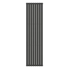Вертикальный радиатор Ellipse Double 480х1800-8, anticor, черный муар