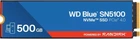 SSD диск Western Digital Blue SN5100 500GB NVMe M.2 2280 PCIe 4.0 x4 3D NAND QLC (WDS500G5B0E-00CPE0)