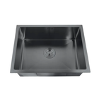 Мийка Zerix ZH4843B-215 (3.0/1.0) PVD-Black із сушаркою для посуду (ZM5555)