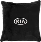 Подушка декоративна Evatech Kia Чорна з вишивкою 45х45 см (MPCSHBV051)