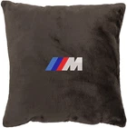 Подушка декоративна Evatech BMW M Коричнева з вишивкою 35х35 см (MPCSSZV006)