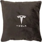 Подушка декоративная Evatech Tesla Коричневая с вышивкой 35х35 см (MPCSSZV040)