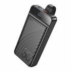 Power bank Hoco J123B 30000mAh PD20W QC3.0 22.5W LCD and LED-lamp чорний