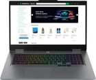 Ноутбук Lenovo LOQ 17IRX10 (83JH00ESRA) Luna Grey / 17.3" IPS 165 Гц / Intel Core i7-13650HX / RAM 32 ГБ / SSD 1 ТБ / RTX 5060, 8 ГБ (TDP 115 Вт) / LAN / 24-Zone RGB Підсвітка клавіатури