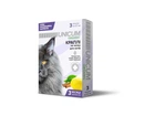 Краплі для тварин Unicum Organic для відлякування бліх та кліщів для котів 3 шт (4820150202095)