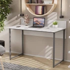 Письмовий стіл Ferrum-decor Скай 75x100x60 сірий ДСП Біле 16мм (FRD-101531)