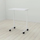 Стол приставной Ferrum-decor Амиго 62x60x40 металл Белый ДСП Белое 16мм (FRD-102533)