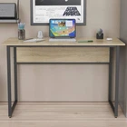 Письмовий стіл Ferrum-decor Коді 75x100x70 чорний ДСП Дуб Сонома 16мм (FRD-103762)