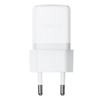 Мережевий зарядний пристрій з кабелем Baseus Palm Fast Charger 1C 20W EU Moon White (with Baseus Cable USB-C to USB-C 1m Moon