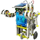 Розвиваючий конструктор на сонячних батареях трансформер Solar Robot 14 в 1 з моторчиком