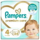 Підгузки Pampers Premium Care Maxi Розмір 4 (9-14 кг) 34 шт (8001090379368) (7271)