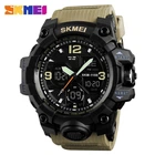 Наручний годинник Skmei 1155 Black-Khaki