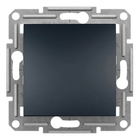 Вимикач 1-клавішний Schneider Electric Asfora EPH0100171 Антрацит