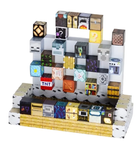 Minecraft магнитный конструктор Magnetic Cube 128 деталей кубики конструкторы для взрослых и детей Майнкрафт инструментальный цех