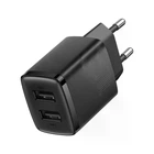 Мережевий зарядний пристрій Baseus Compact Charger 2 USB 10.5W Black