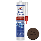 Герметик Duax Silicone №234 (чоколад) 300 ml