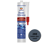 Герметик Duax Silicone №288 (темно-сіро-синій) 300 ml