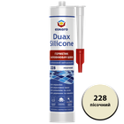 Герметик Duax Silicone №228 (пісочний) 300 ml