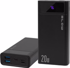 Powerbank Blow PB20E 20000mAh QC+PD 20W Black (5900804146629)