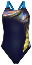 Купальник закритий для жінок Arena DREAMHLINE SWIMSUIT V BACK темно-синій Жін 36 008328-760 38