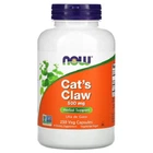 Натуральна добавка Now Foods Cat's Claw 500 мг веганські Капсули