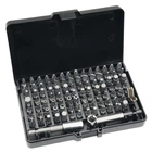 Біти Neo Tools, набір 99шт, 1/4", тримачі 2шт, перехідники 3шт, SL,PH,PZ,H,T,TT, 25мм, сталь S2, кей (00124021)