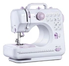 Міні швейна машинка портативна багатофункціональна з оверлоком Household Sewing Machine FHSM-505 12 в 1