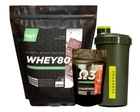 Протеин Target Nutrition Trend сывороточный WHEY 80 и омега 3 с шейкером