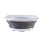 Миска складана MBM HOME KP-76 M WHITE/GRAY біло-сіра