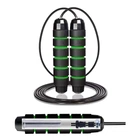 Скакалка скоростная для кроссфита Cornix Speed Rope Classic с отягощением XR-0352 Black/Green